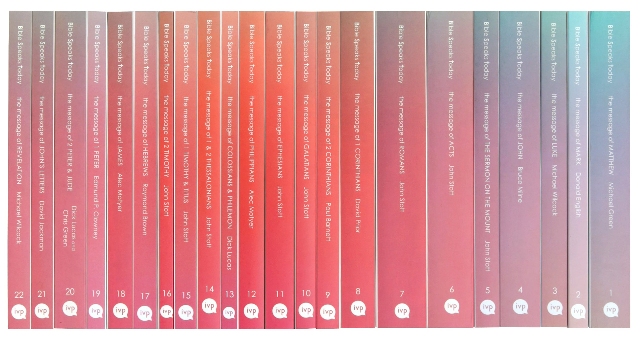 Bible Speaks Today - New Testament Set, Revised (22 Vols)