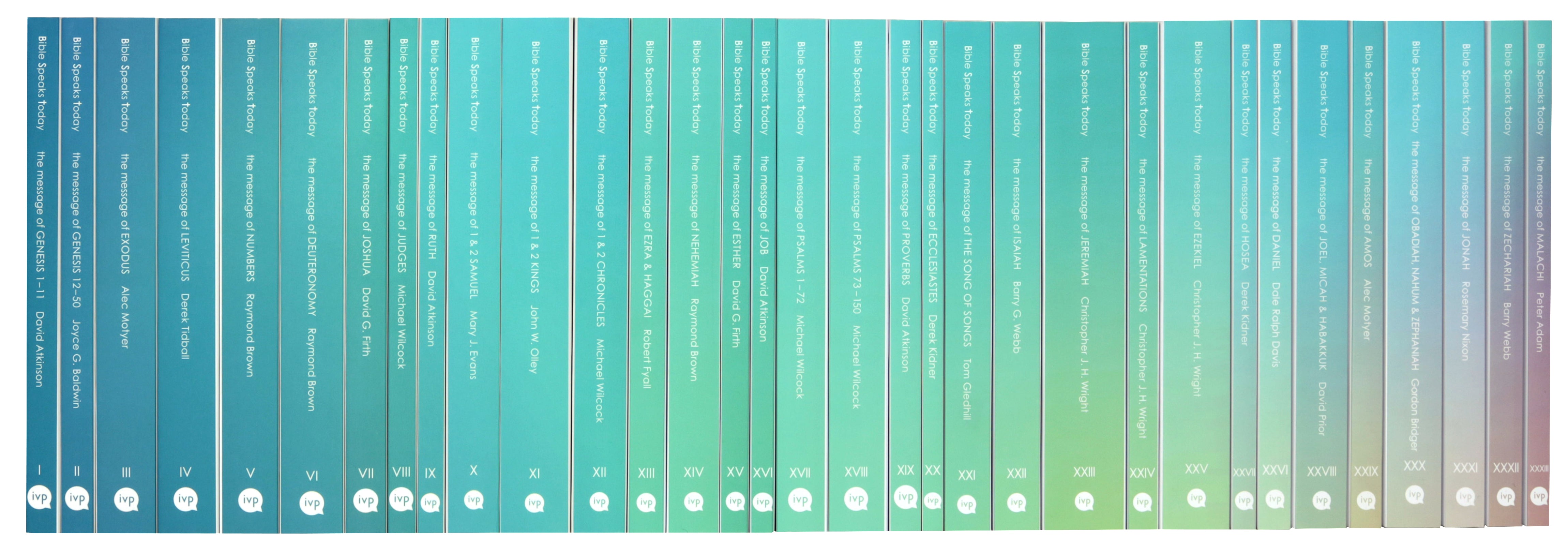Bible Speaks Today - Old Testament Set, Revised (33 Vols)