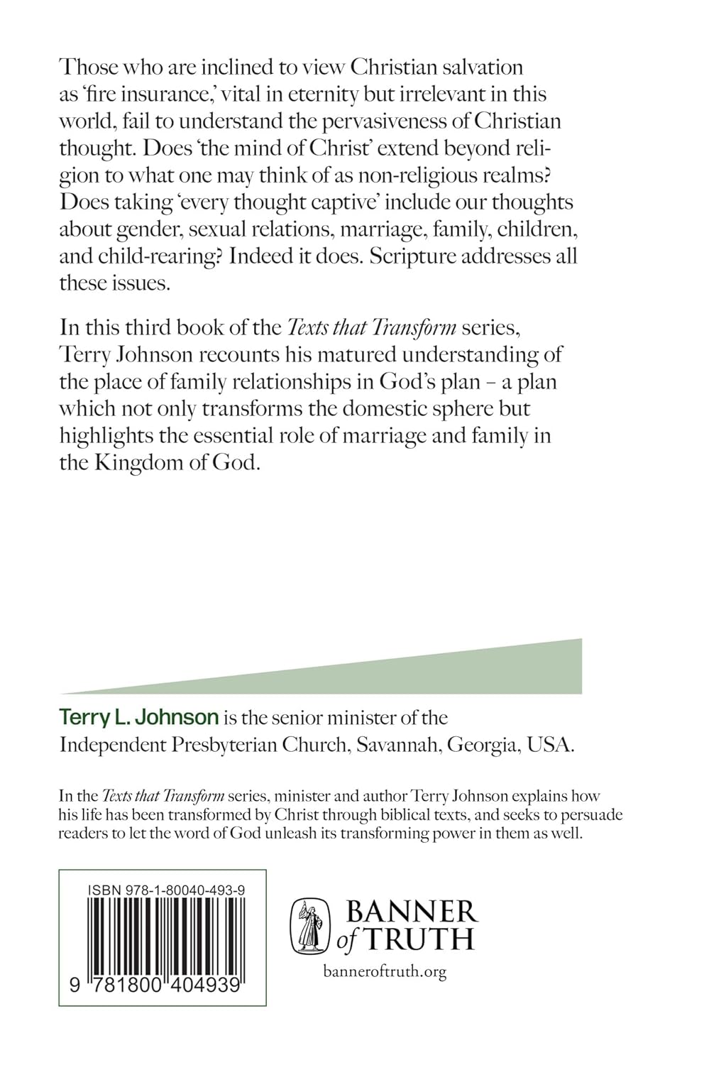 Marriage & Family (Texts that Transform Series)