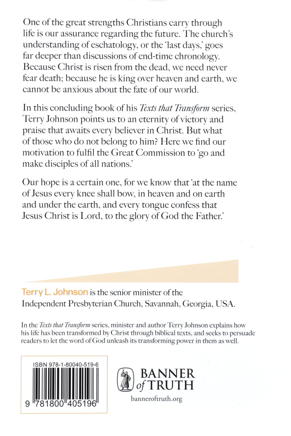 Texts That Transform: Our Hope