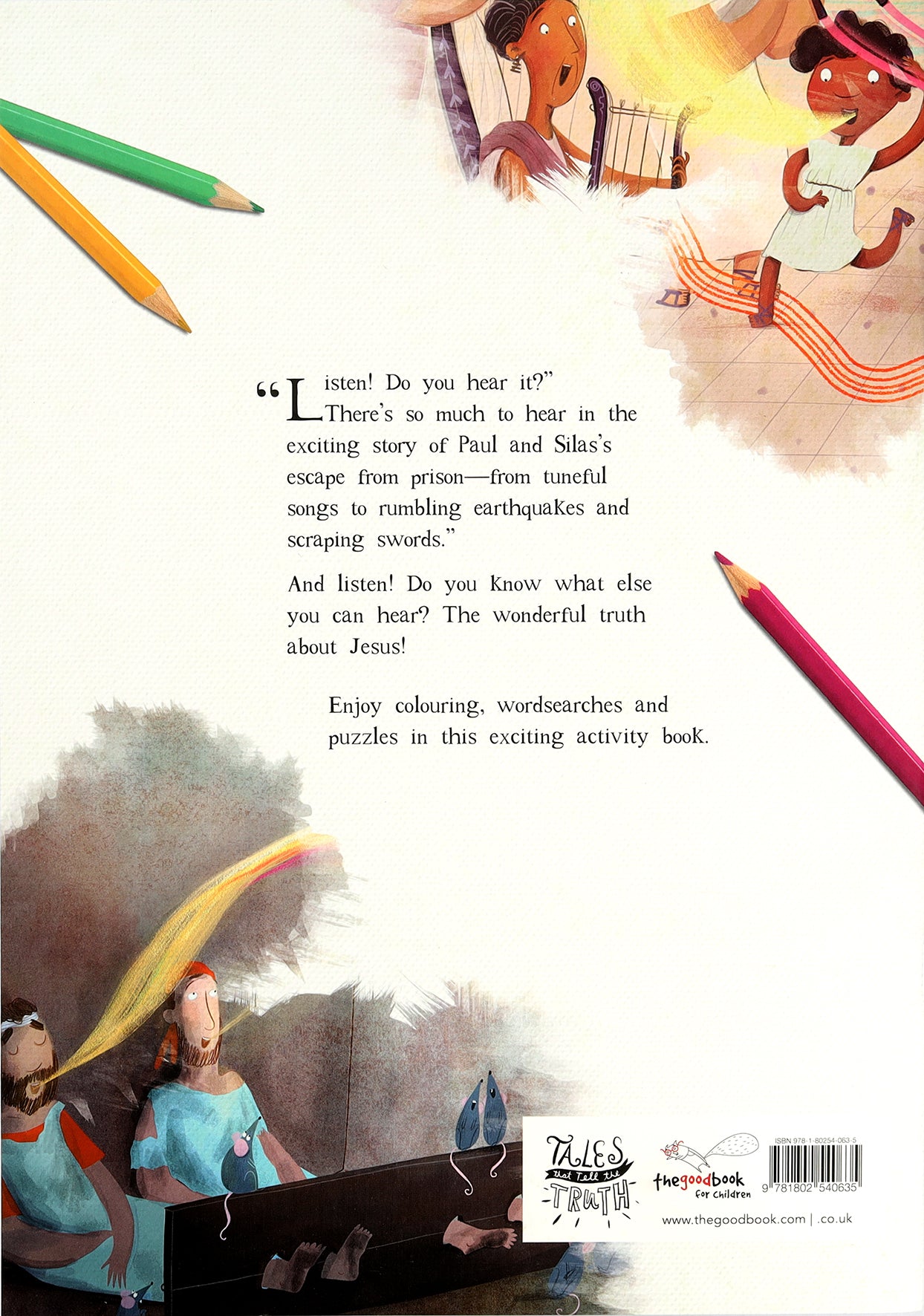 Prisoners, the Earthquake, and the Midnight Song - Colouring and Activity Book, the