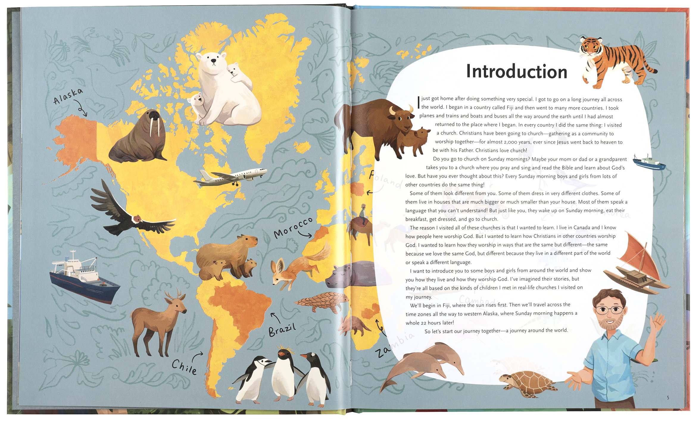 God's Great Big Global Church: Visit 10 Kids and their Churches All Around the World