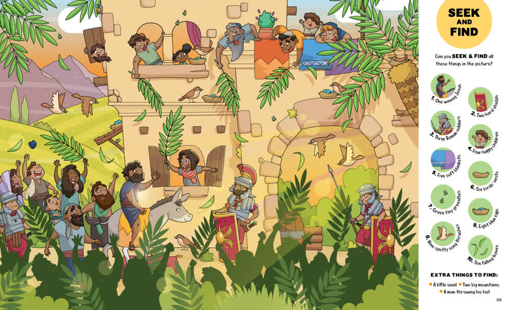 Seek and Find Bible Storybook: With Over 2,000 Things to Find and Count!