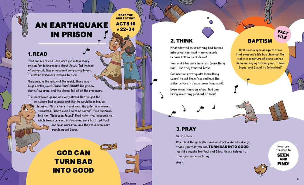 Seek and Find Bible Storybook: With Over 2,000 Things to Find and Count!
