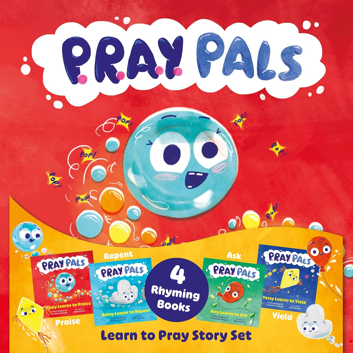 P.R.A.Y. Pals (4 Rhyming Books): Learn to Pray Story Set