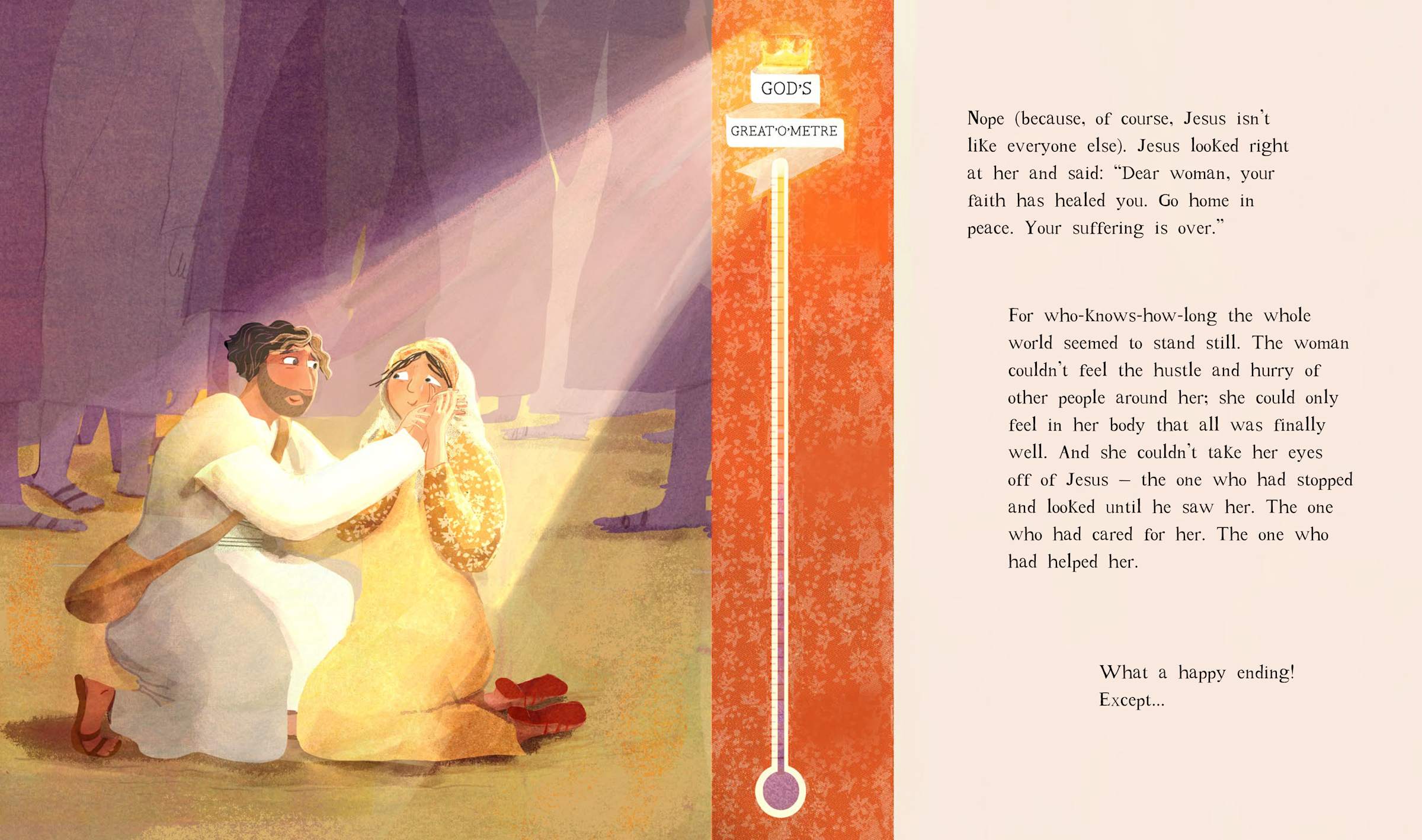 The King Who Cares for You: A True Story about Jesus, Jairus's Daughter, and the Woman No One Noticed (Tales That Tell the Truth Series)