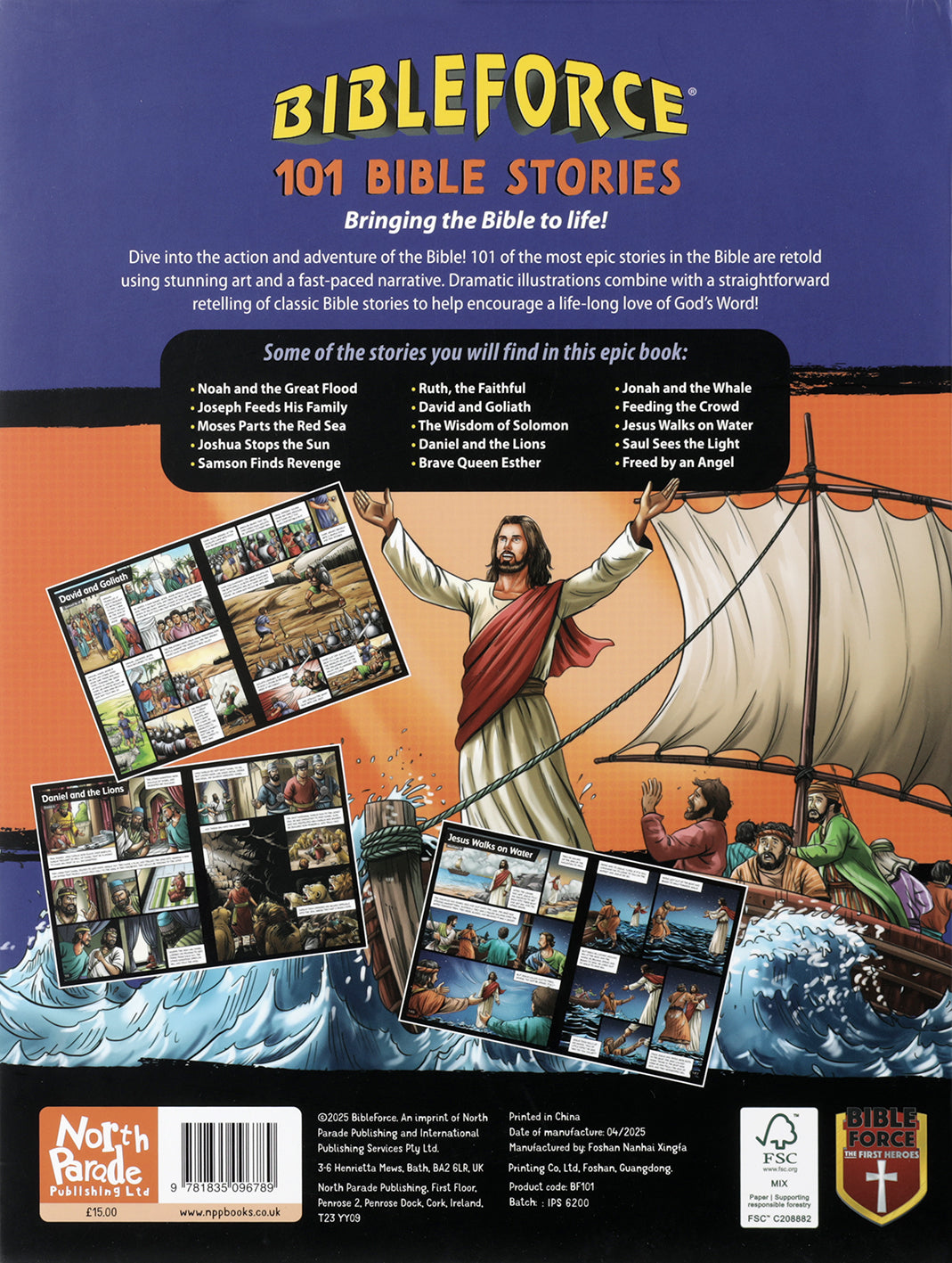 Bibleforce: 101 Bible Stories (Comic Book)