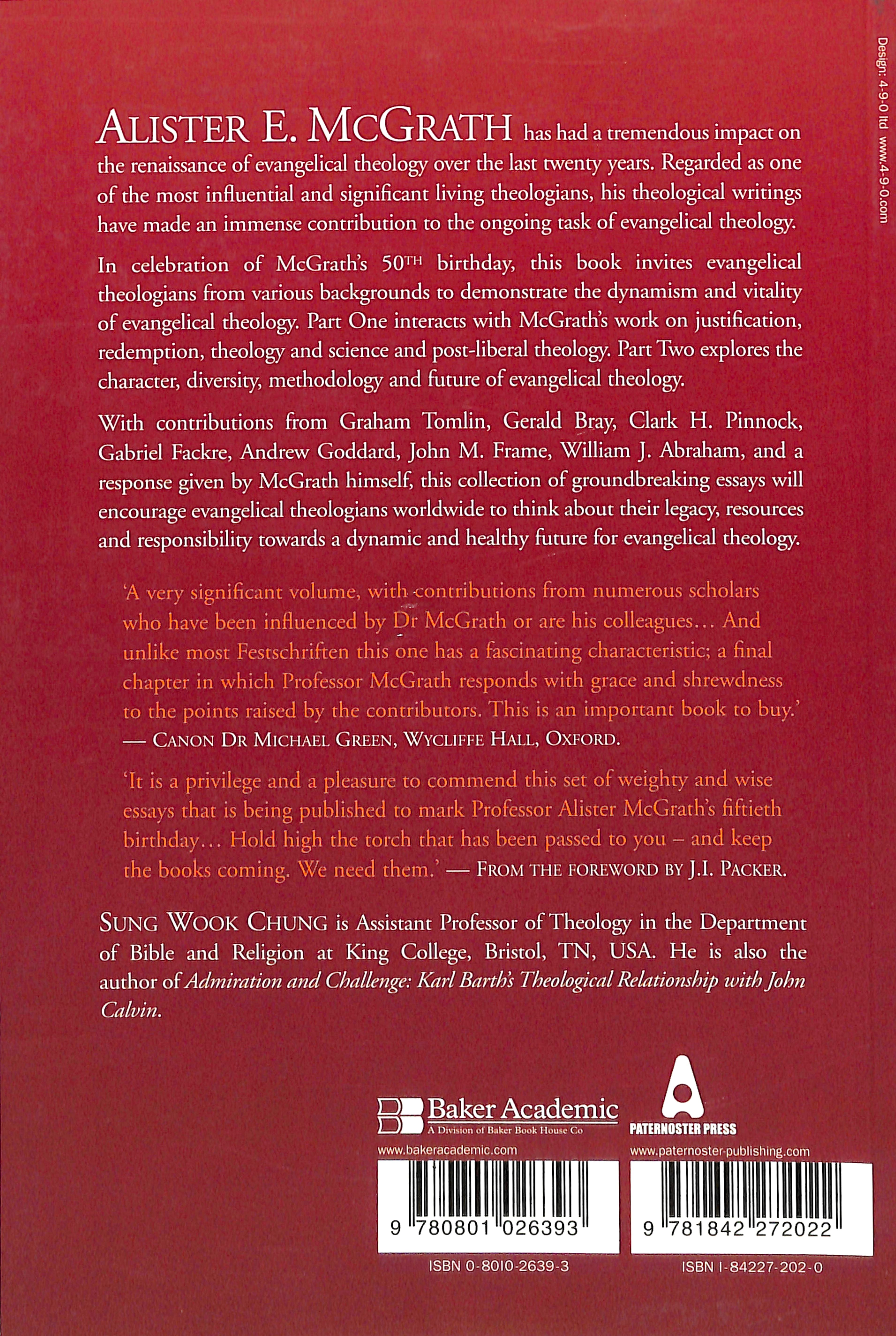 Alister E Mcgrath and Evangelical Theology