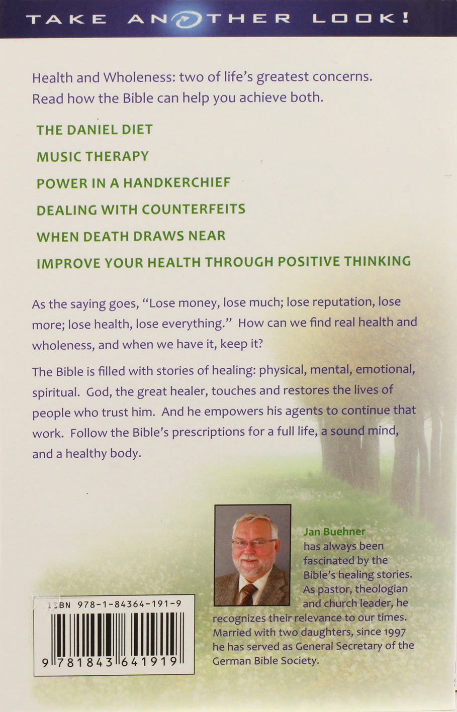 Health and Wholeness: Healing Stories From the Bible (Take Another Look Series)