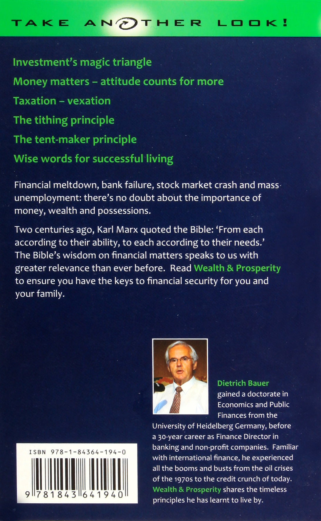 Wealth and Prosperity: Money Stories From the Bible (Take Another Look Series)