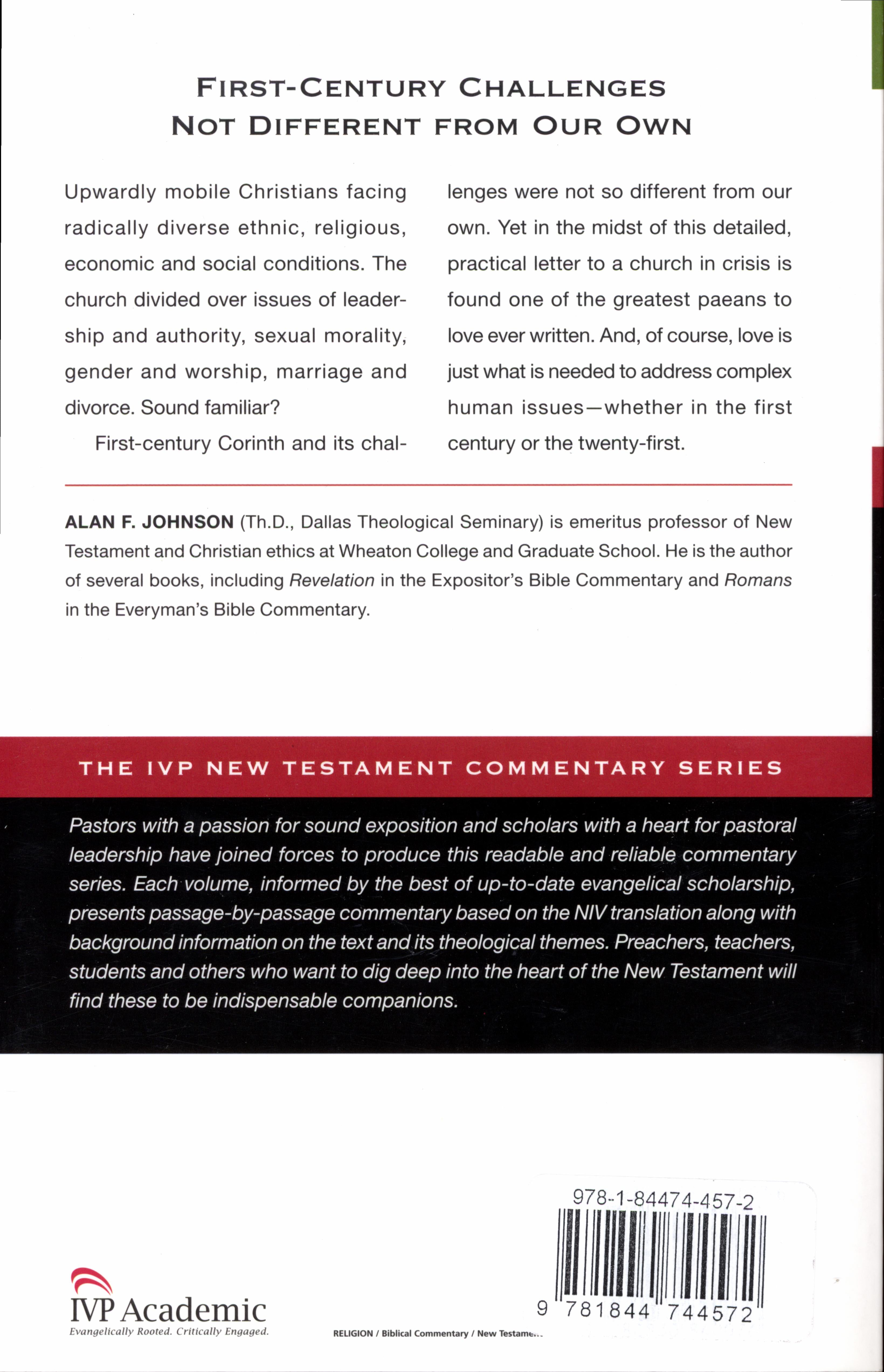 Ivp Ntc: 1 Corinthians (Ivp New Testament Commentary Series)