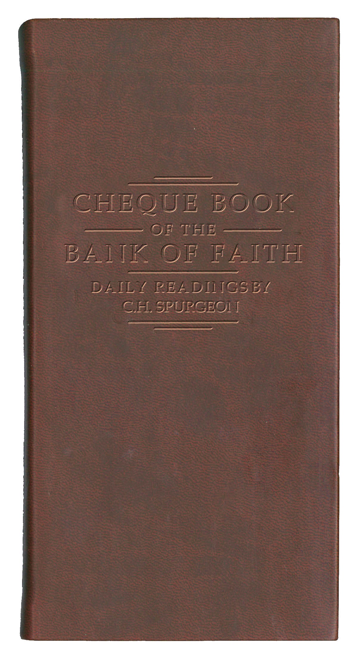 Cheque Book of the Bank of Faith (Burgundy)