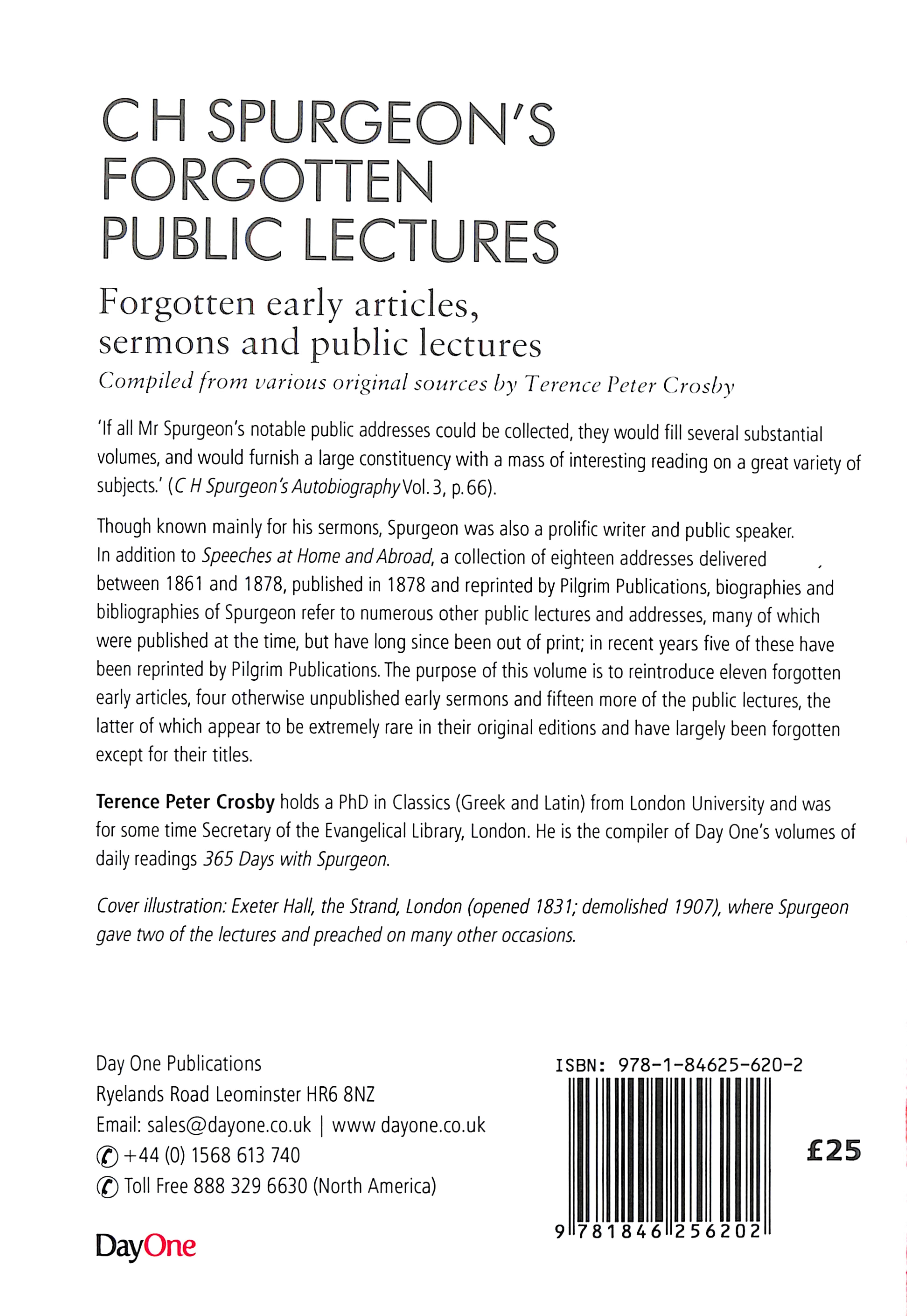 C H Spurgeon's Forgotten Public Lectures (Spurgeon Forgotten Treasures Series)