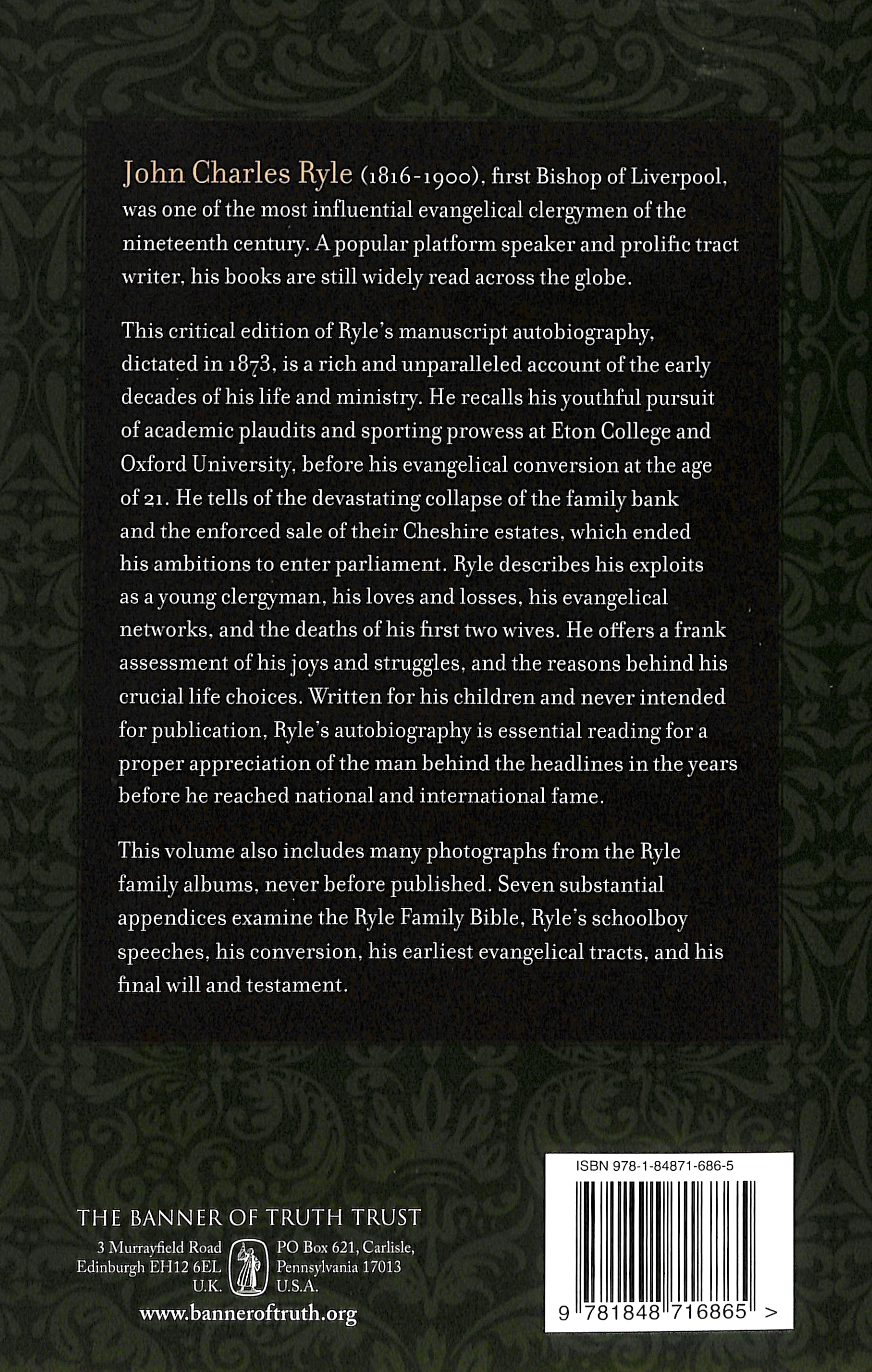 Bishop J C Ryle's Autobiography