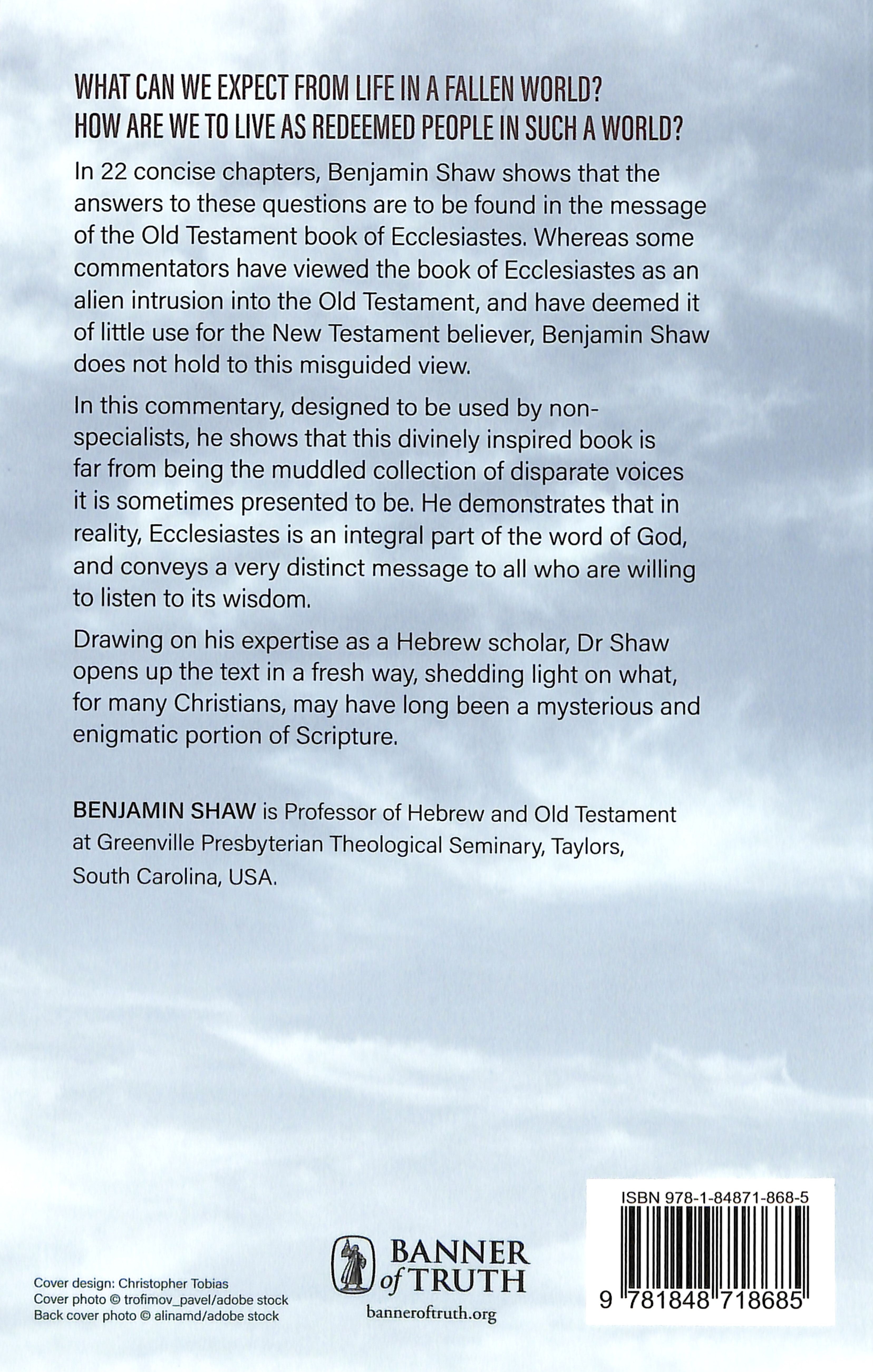 Ecclesiastes: Life in a Fallen World