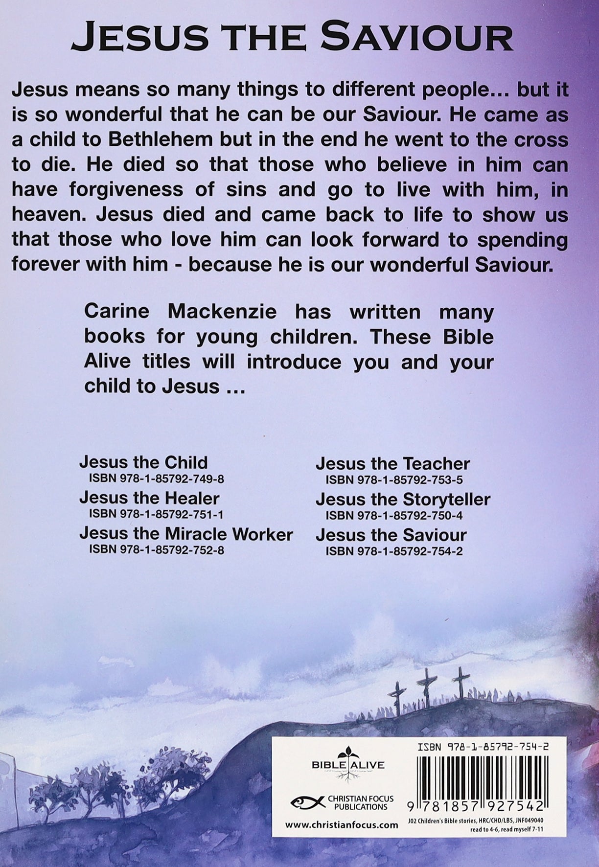 Jesus the Saviour (Bible Alive Series)