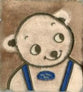 Tiny Bear's Bible (Faux Fur) (Blue)