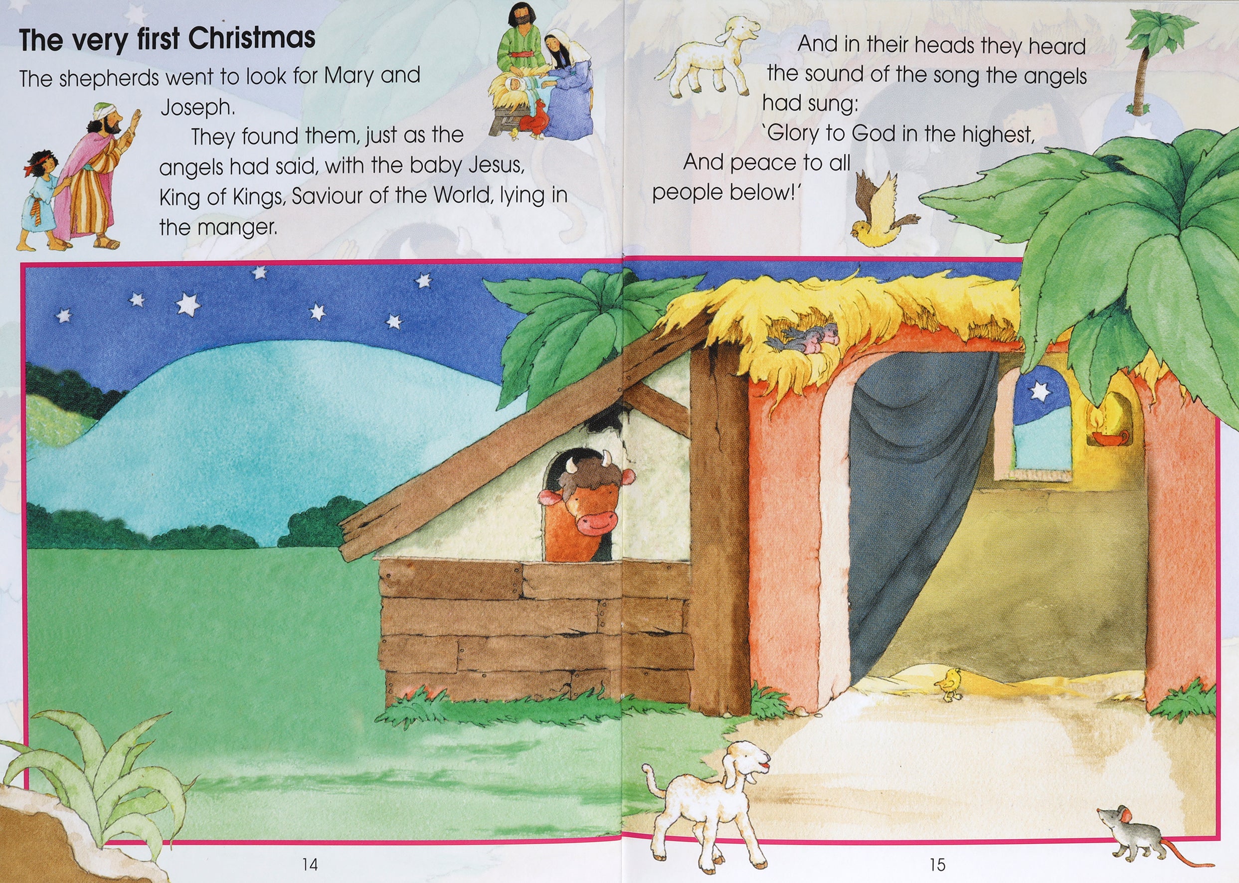 My Mini Bible Sticker Book: Christmas