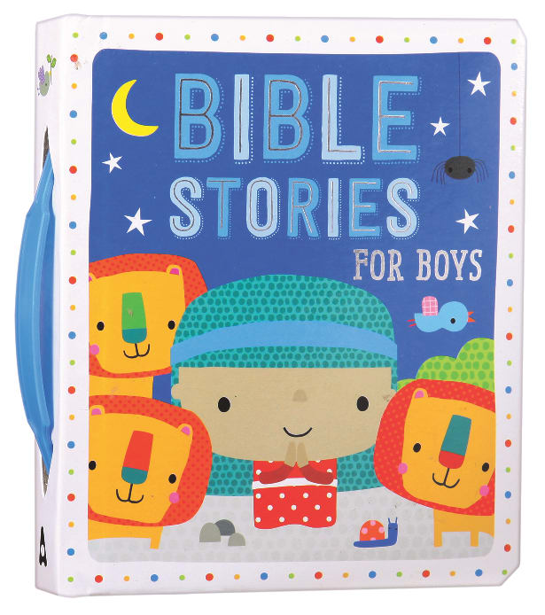 Bible Stories For Boys (Padded Board Book With Handle)