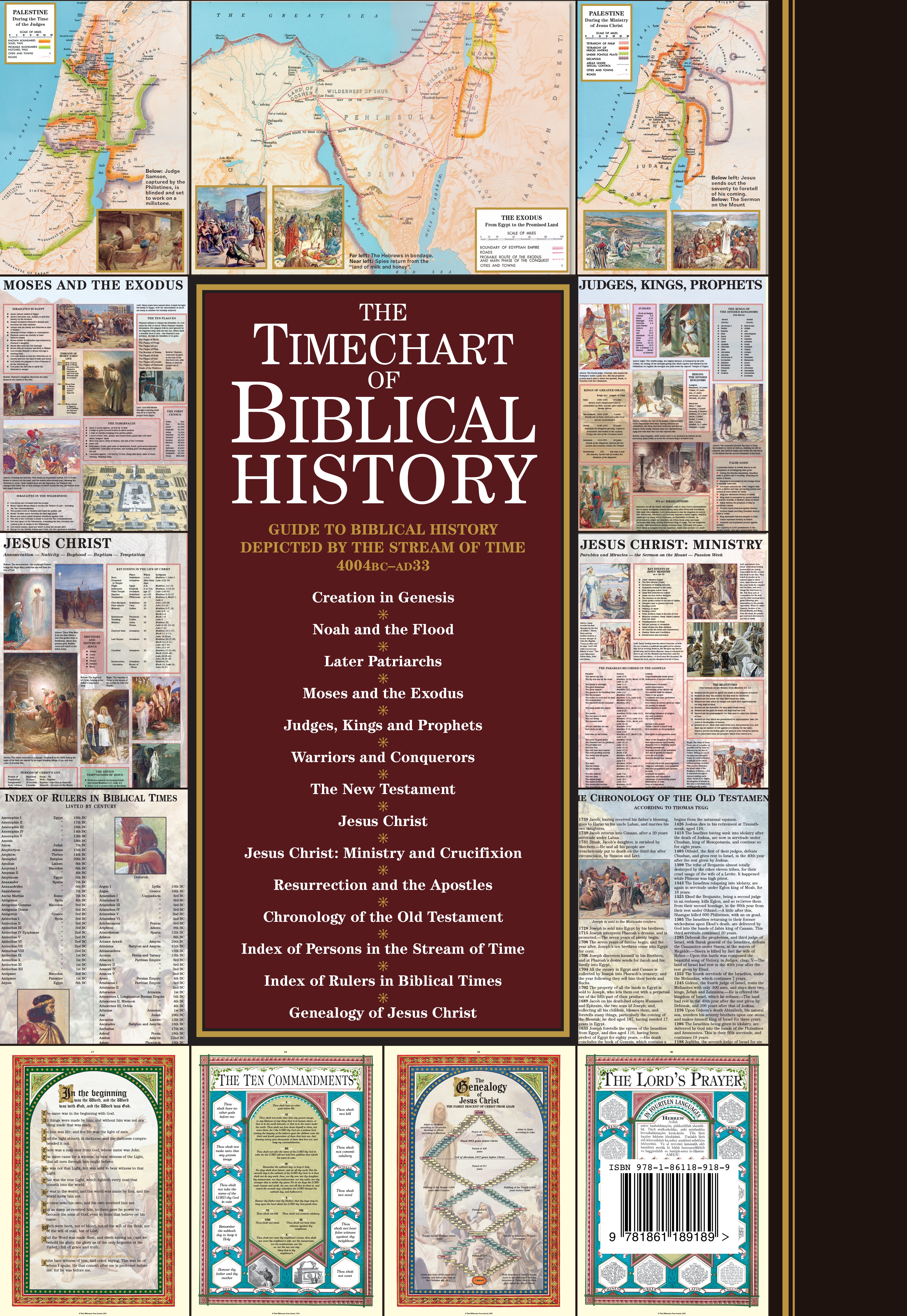 The Timechart of Biblical History: Full Colour, Concertina Panels Total Approx 10 Metres in Length (2nd Ed)
