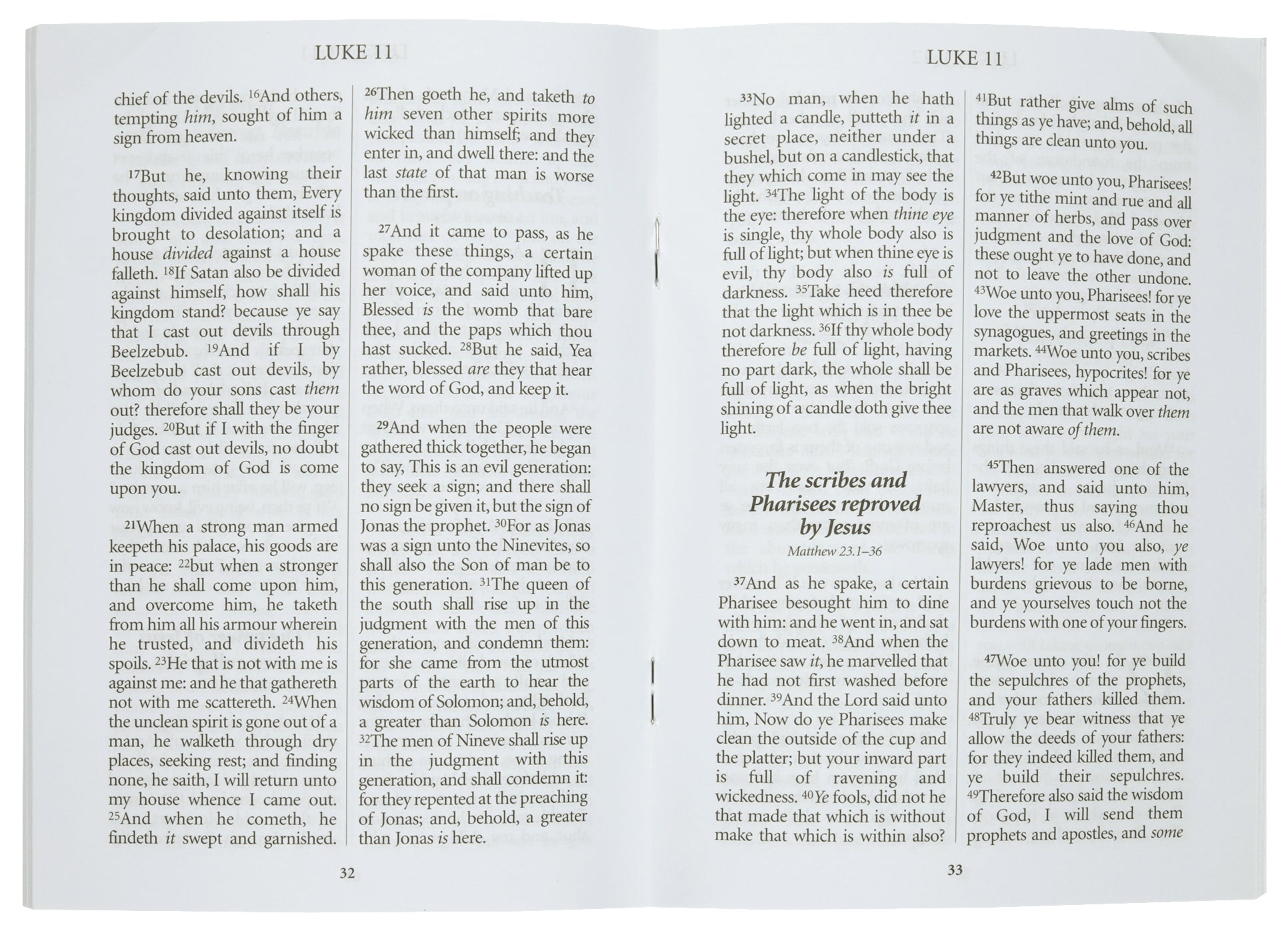 KJV Gospel According to Luke (Black Letter Edition)