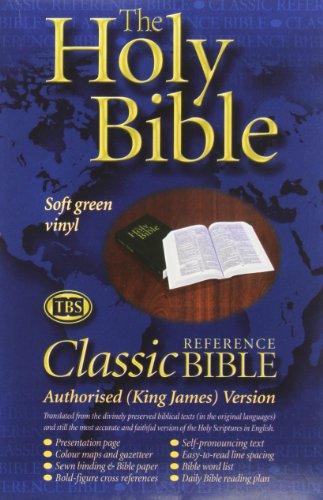 KJV Classic Reference Holy Bible Green (Black Letter Edition)