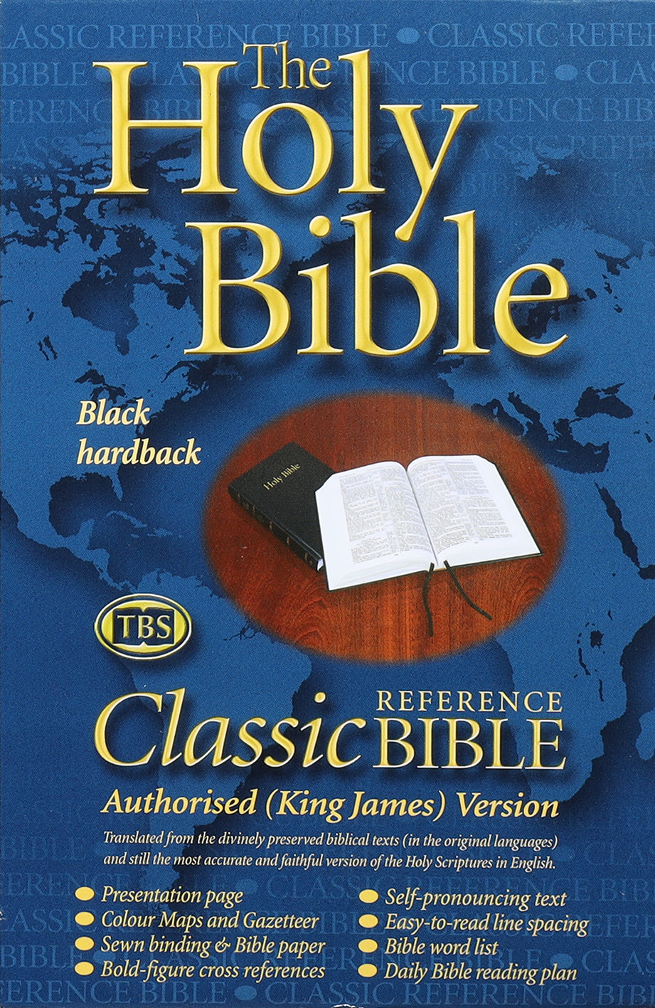KJV Classic Reference Holy Bible Black (Black Letter Edition)