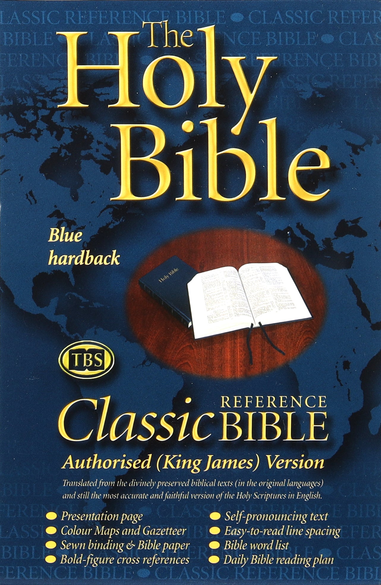 KJV Classic Reference Holy Bible Blue (Black Letter Edition)