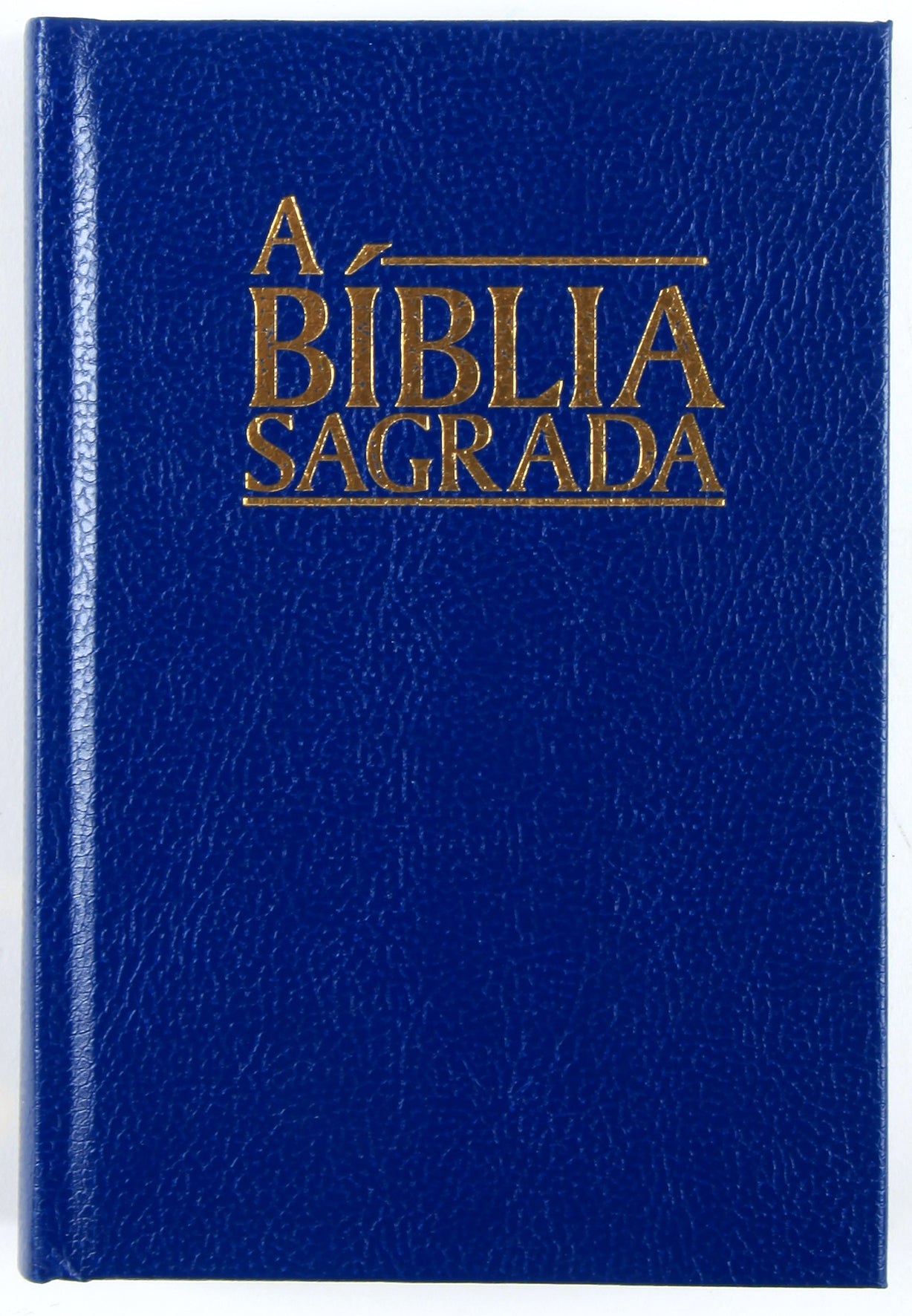 Portuguese TBS Almeida Corrigida Fiel Version Bible Blue (Brazil) (Black Letter Edition)