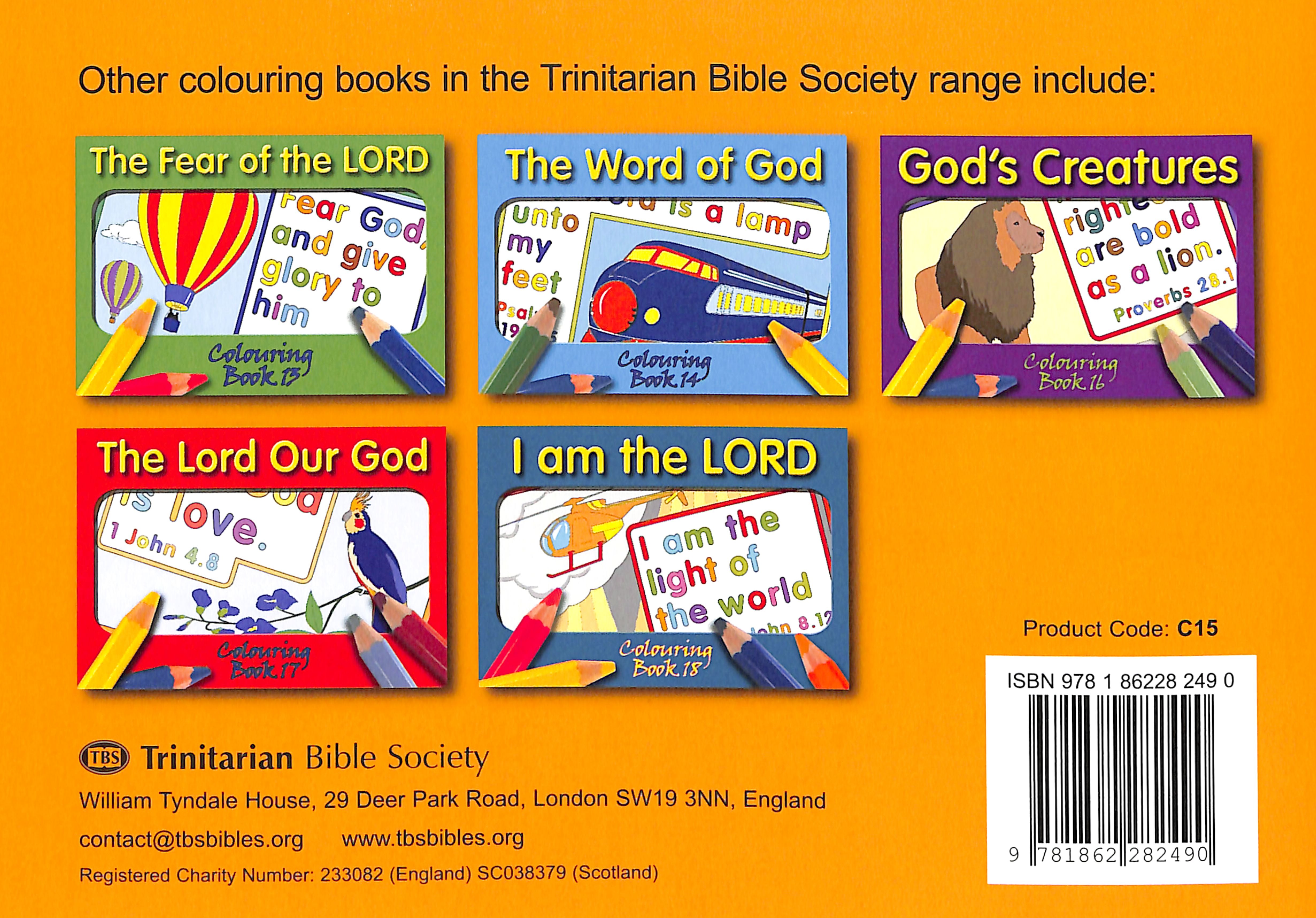 Seek the Lord (#15 in Outline Texts For Colouring Series)