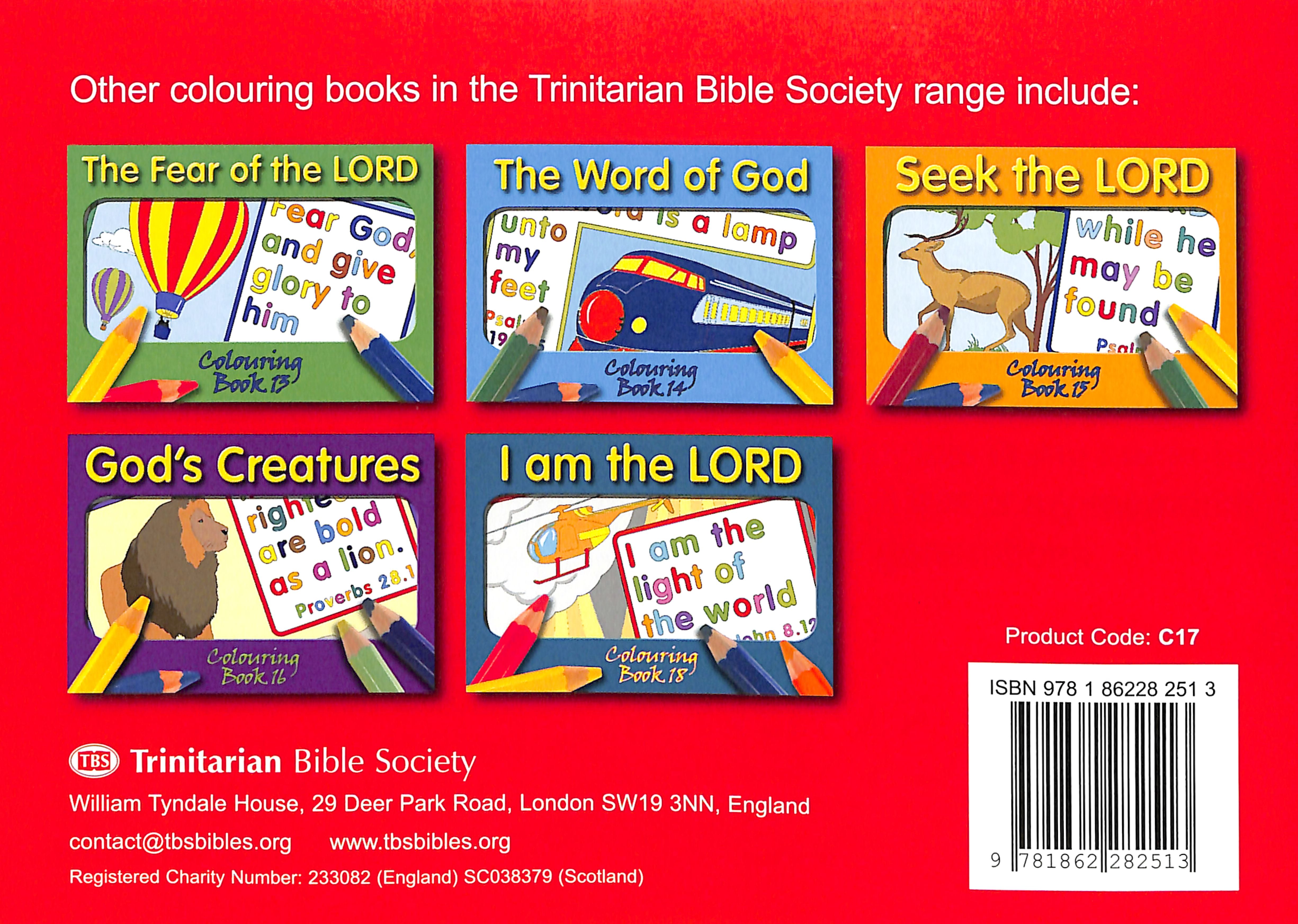Lord Our God (#17 in Outline Texts For Colouring Series)