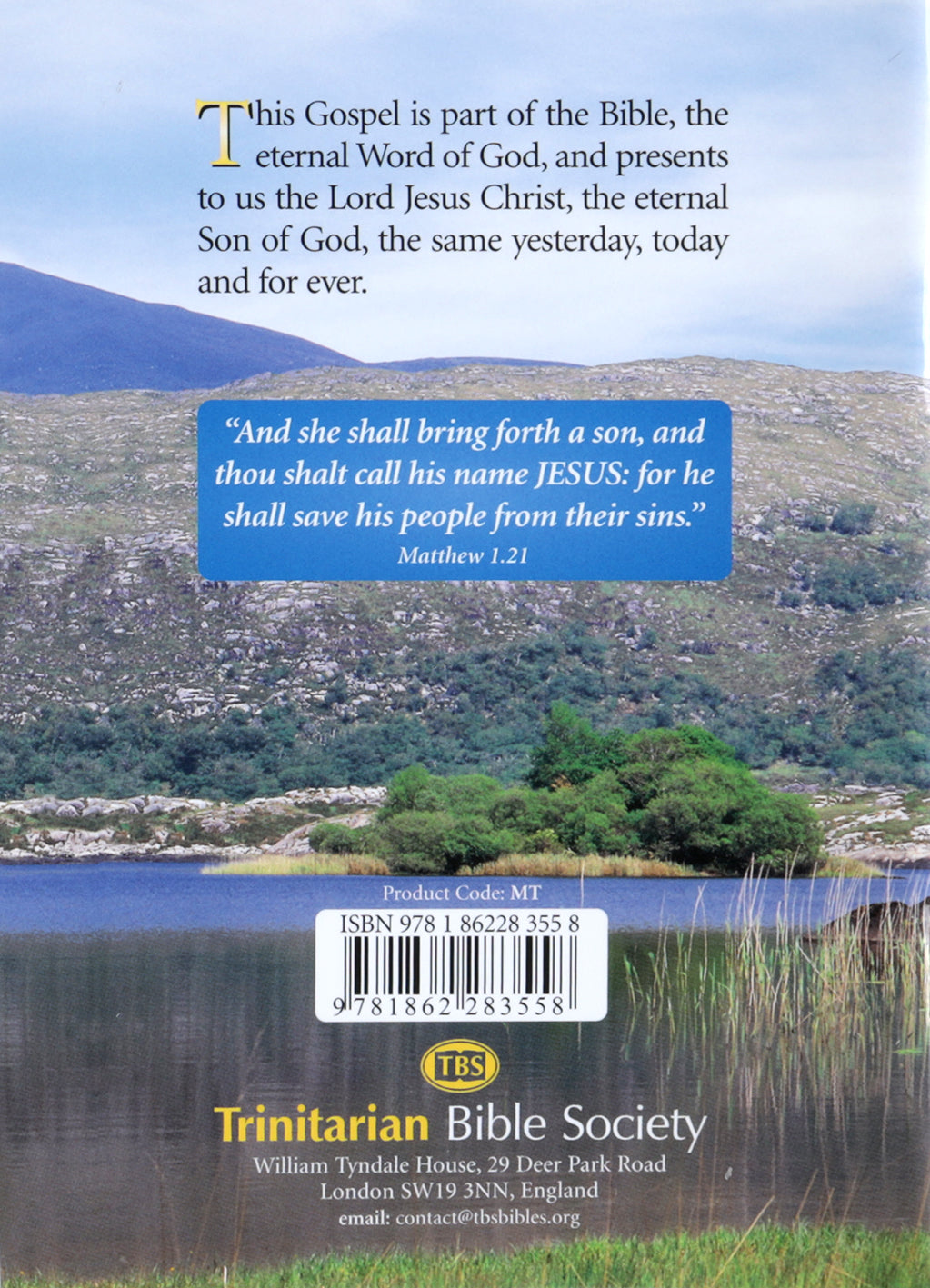 KJV Matthew's Gospel (Black Letter Edition)