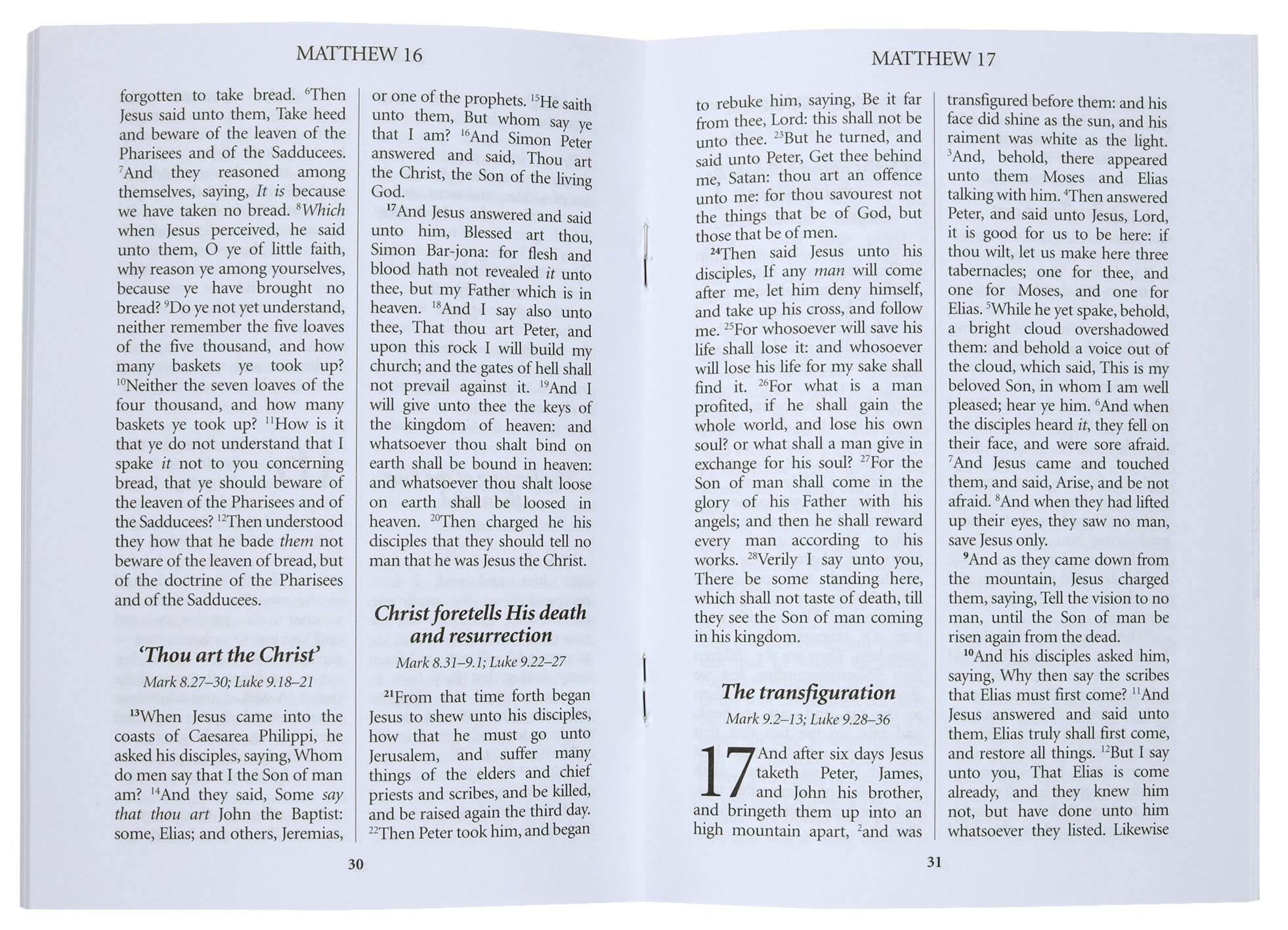KJV Matthew's Gospel (Black Letter Edition)