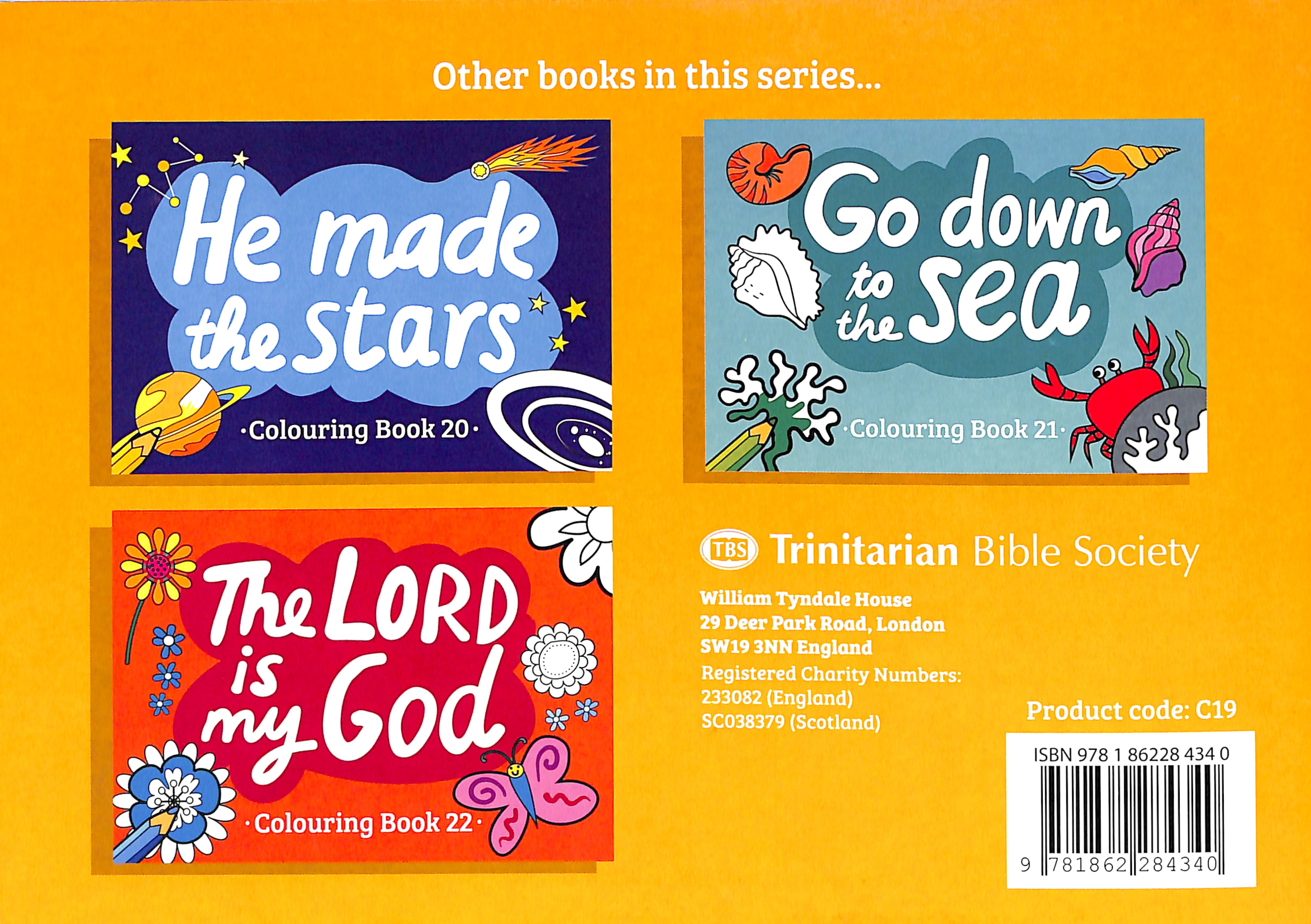 The Earth is the Lord's (#19 in Outline Texts For Colouring Series)