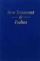 KJV Pocket New Testament and Psalms Blue Vinyl (Black Letter Edition)