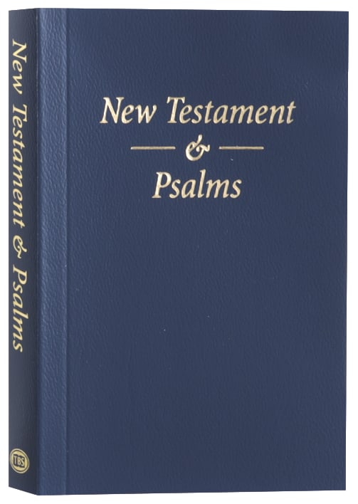 KJV Pocket New Testament and Psalms Blue Vinyl (Black Letter Edition)