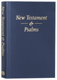 KJV Pocket New Testament and Psalms Blue Vinyl (Black Letter Edition)
