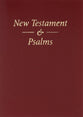 KJV Pocket New Testament and Psalms Red Vinyl (Black Letter Edition)