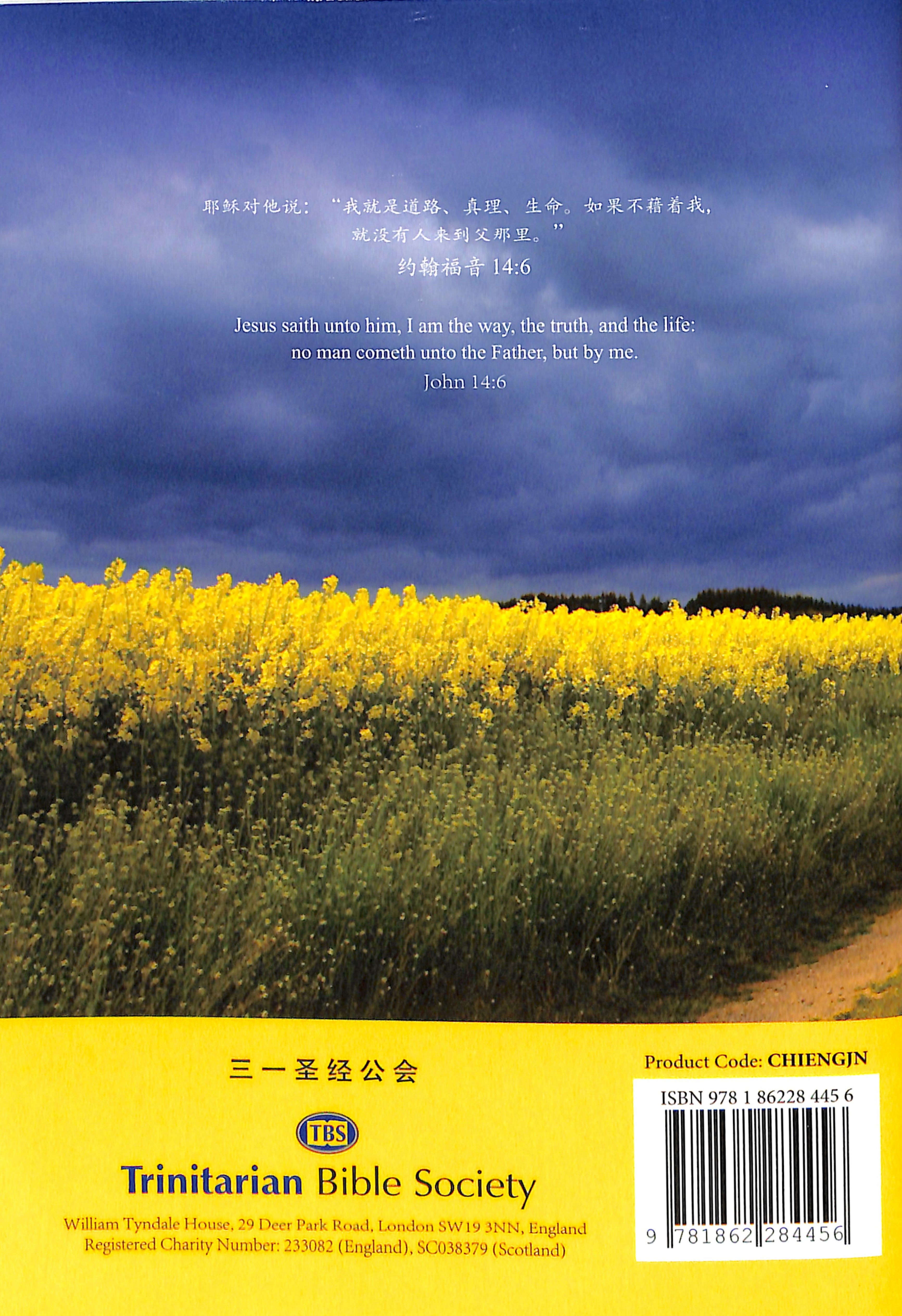 Chinese/English Gospel of John Simplified Script (Black Letter)