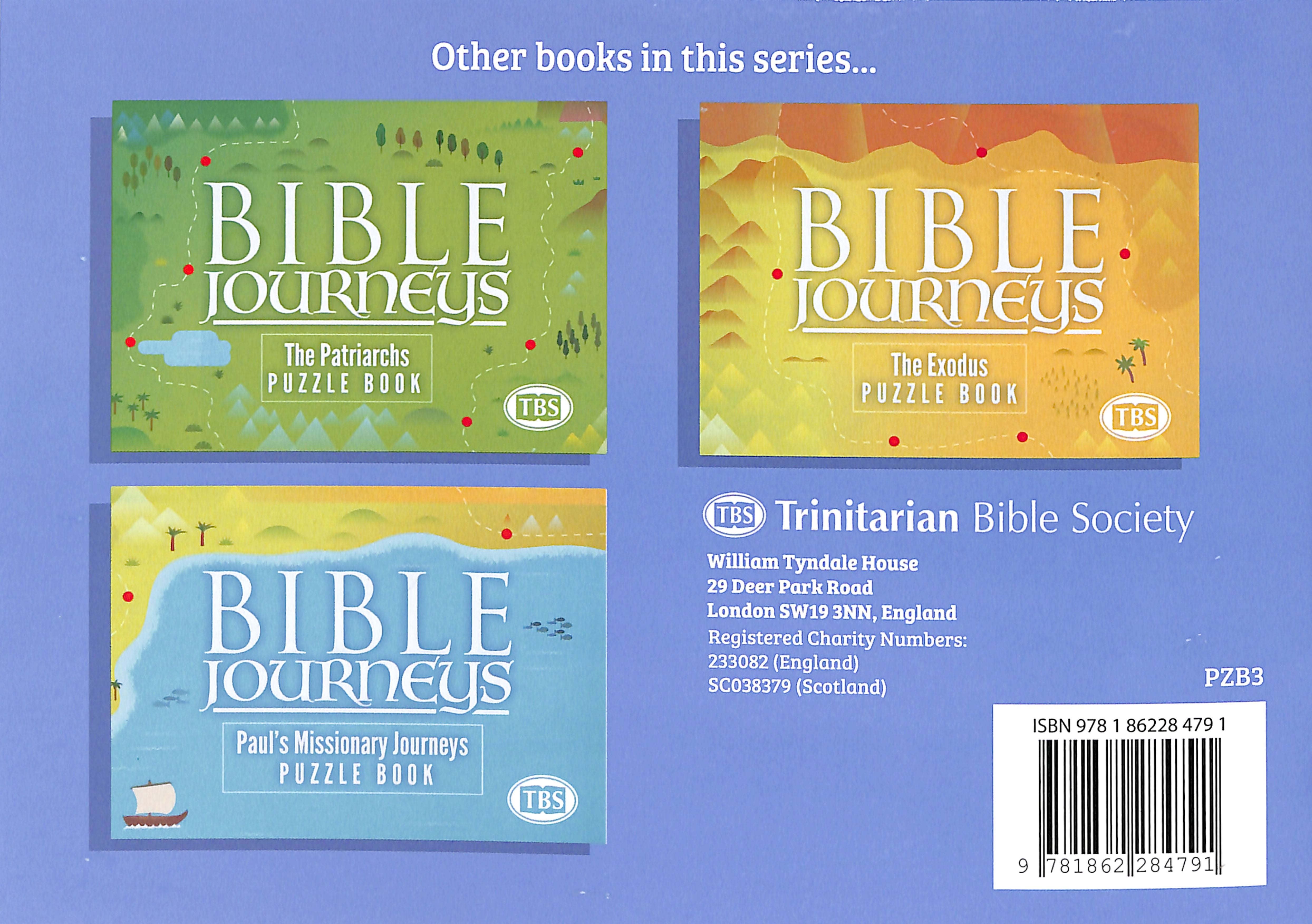 Christ's Journeys on Earth (#03 in Bible Journeys Puzzle Book Series)
