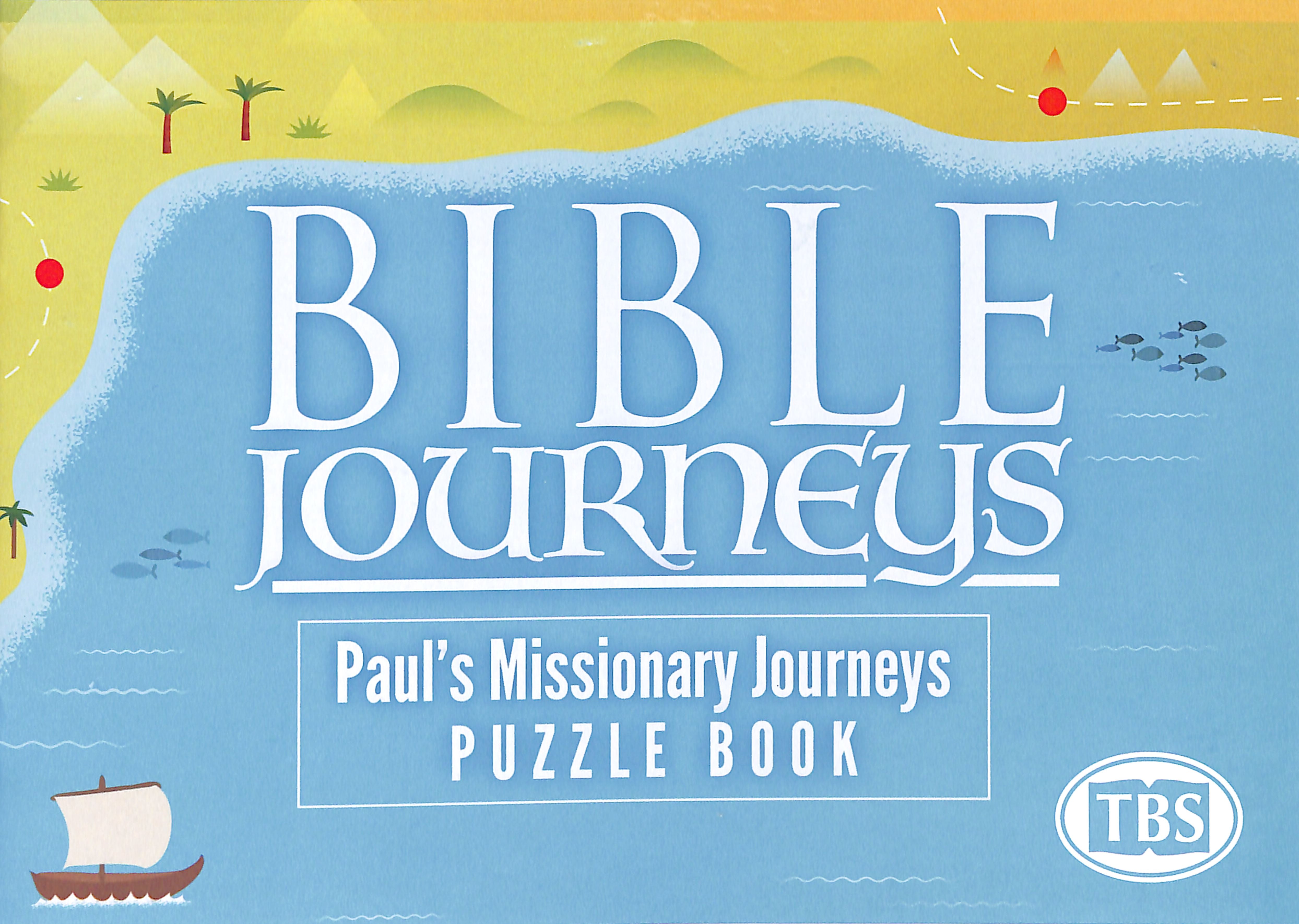 Paul's Missionary Journeys (#04 in Bible Journeys Puzzle Book Series)