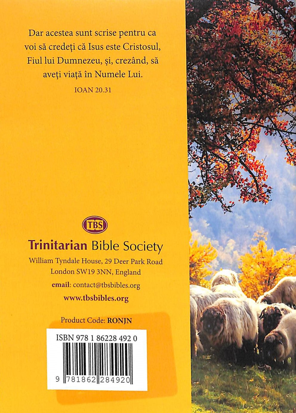 Romanian Gospel According to John