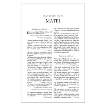 Romanian Bible, Large Print Black