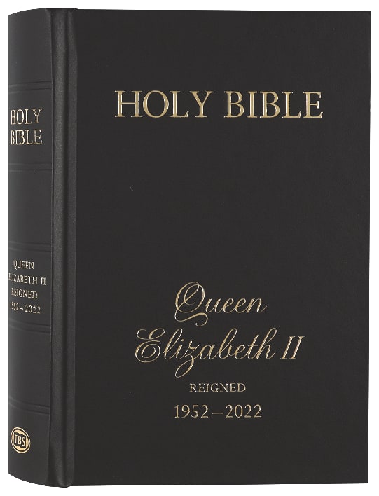 KJV Queen Elizabeth II Commemorative Bible Black (Black Letter Edition)