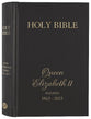 KJV Queen Elizabeth II Commemorative Bible Black (Black Letter Edition)