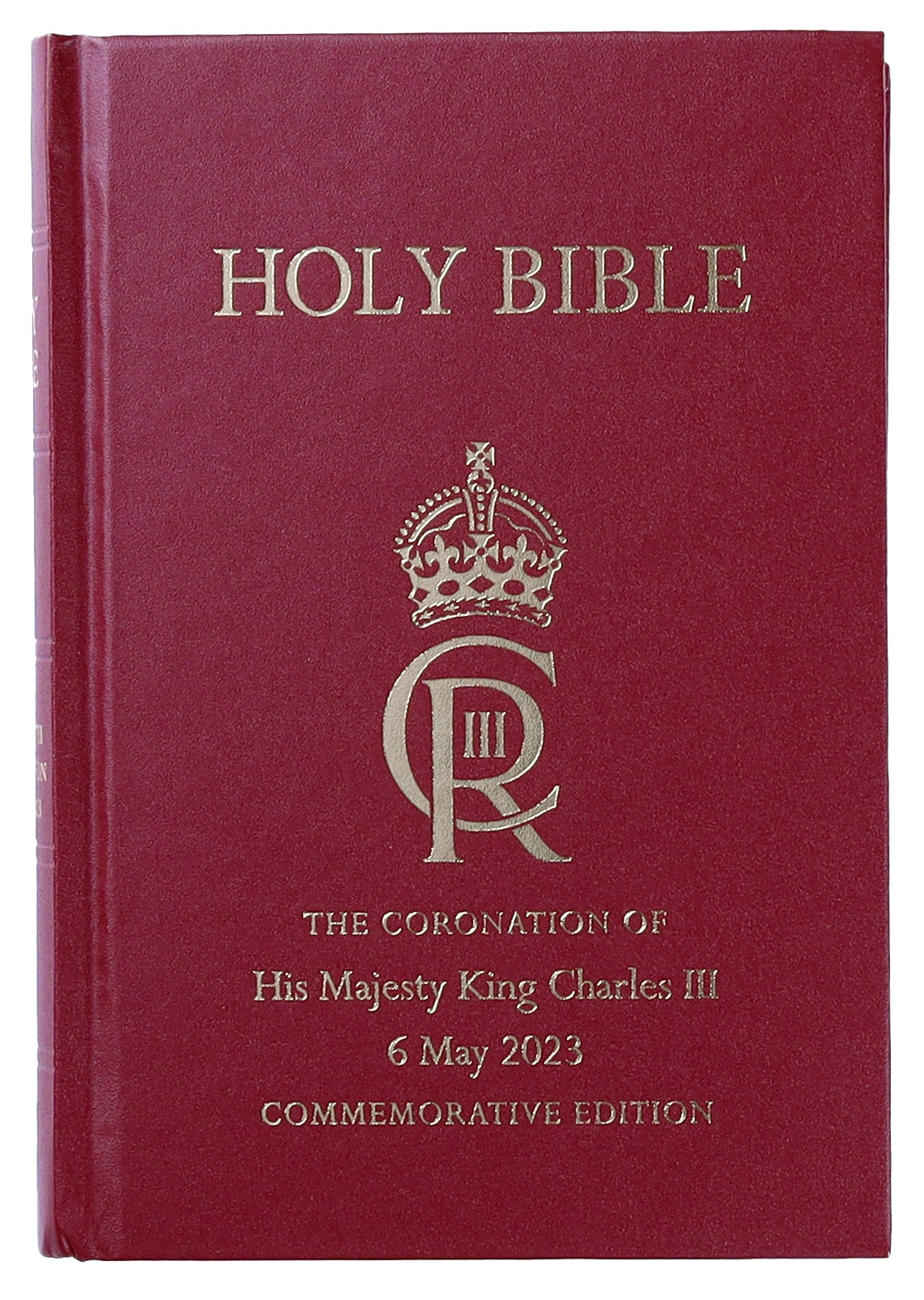 KJV Holy Bible the Coronation of His Majesty King Charles III 6 May 2023 Commemorative Edition Burgundy