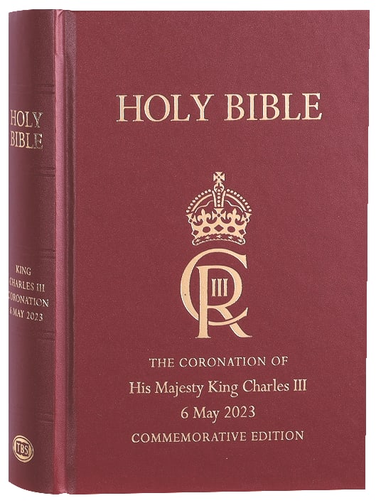 KJV Holy Bible the Coronation of His Majesty King Charles III 6 May 2023 Commemorative Edition Burgundy