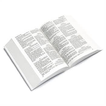 KJV Hampton Text Bible Blue 