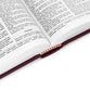 KJV Hampton Text Bible Burgundy
