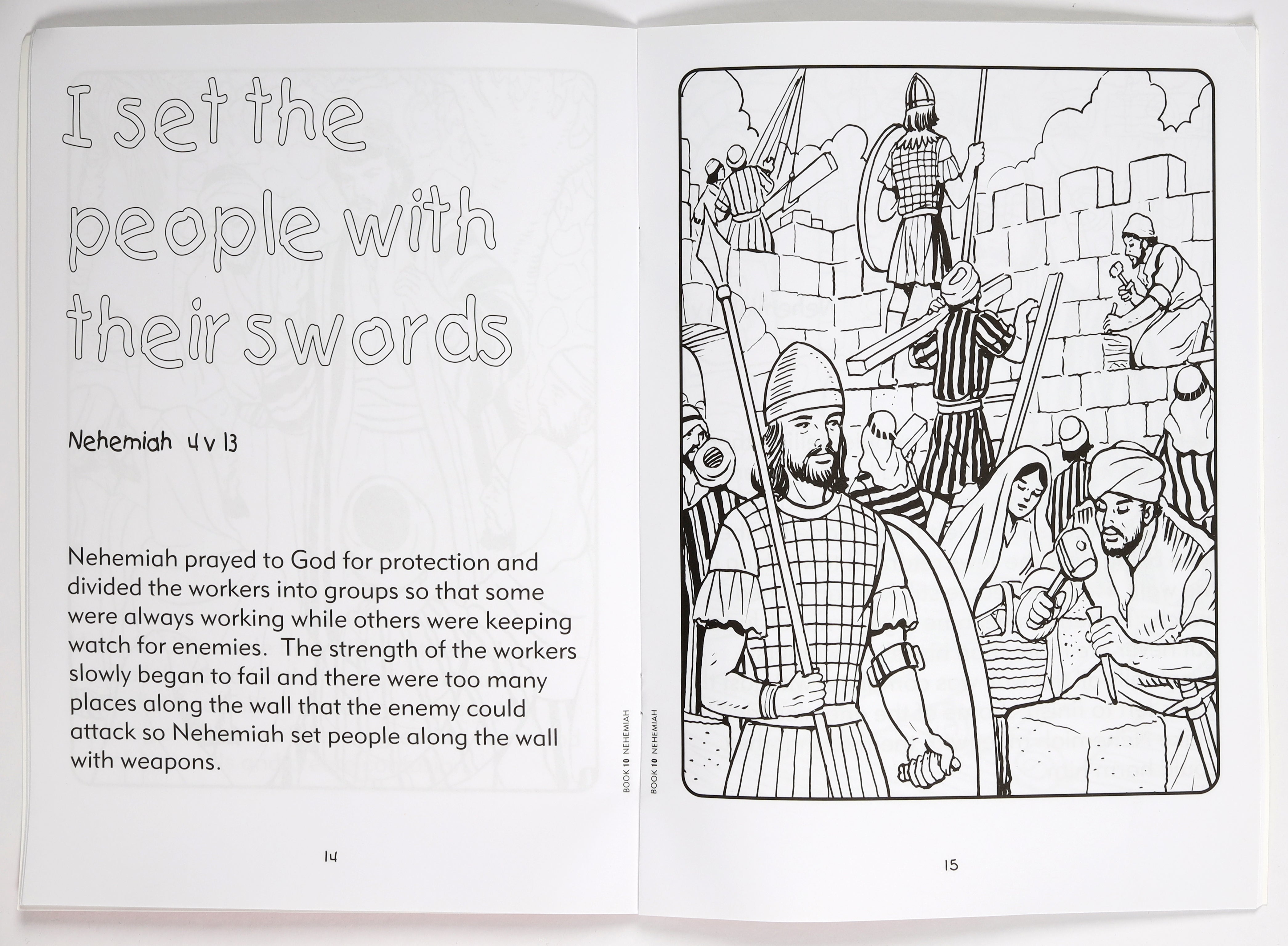 The Story of Nehemiah (#10 in Bible Colour And Learn Series)